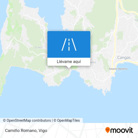 Mapa Camiño Romano
