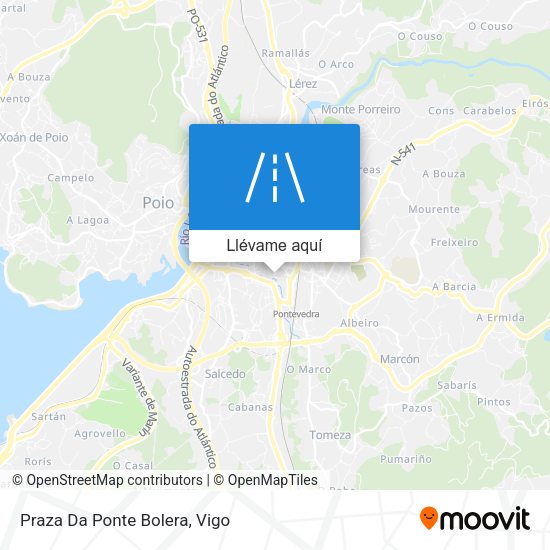 Mapa Praza Da Ponte Bolera