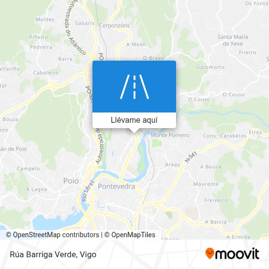 Mapa Rúa Barriga Verde