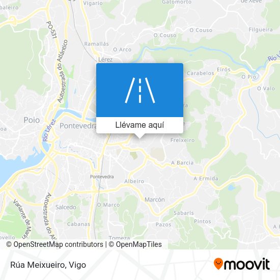 Mapa Rúa Meixueiro