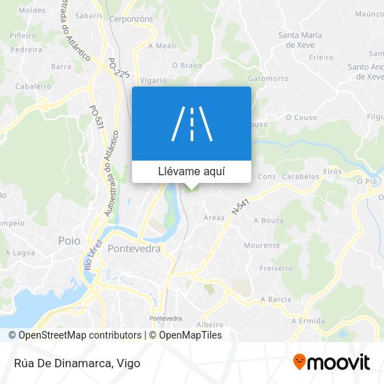 Mapa Rúa De Dinamarca