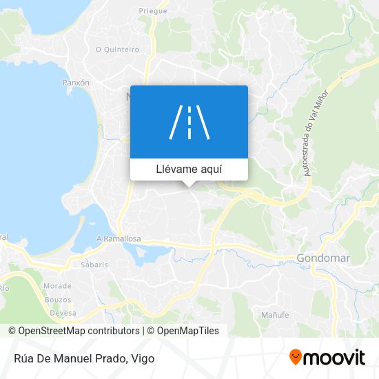 Mapa Rúa De Manuel Prado