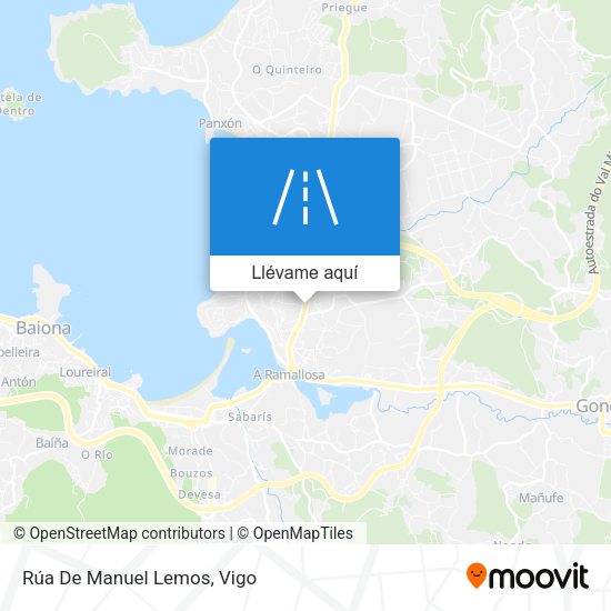 Mapa Rúa De Manuel Lemos
