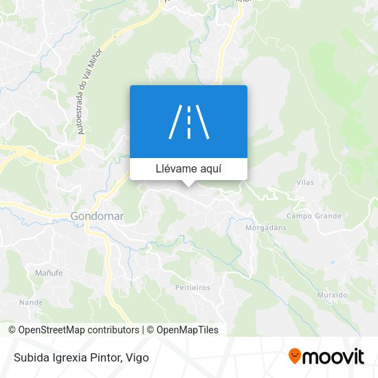 Mapa Subida Igrexia Pintor