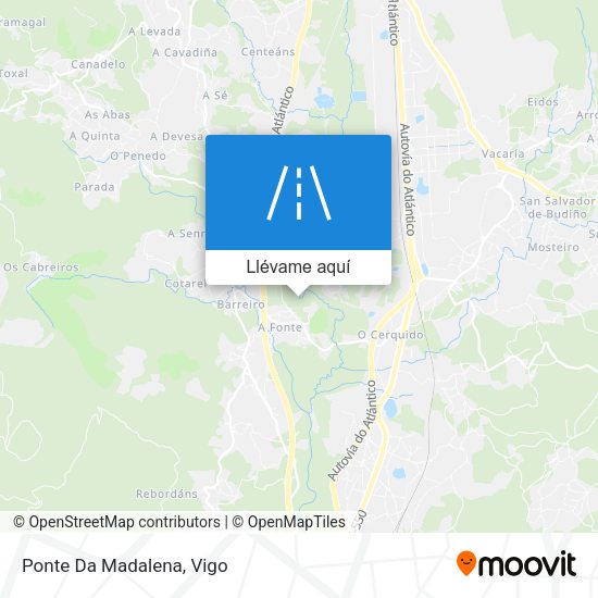 Mapa Ponte Da Madalena