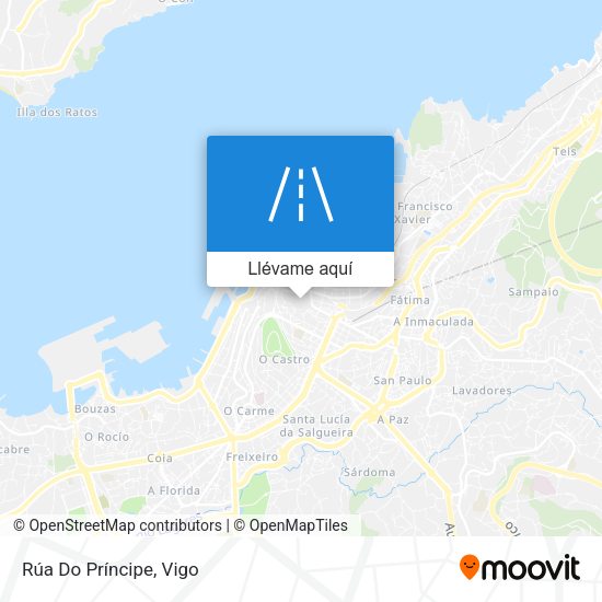 Mapa Rúa Do Príncipe