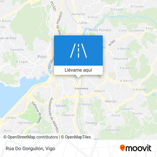Mapa Rúa Do Gorgullón