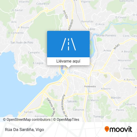 Mapa Rúa Da Sardiña