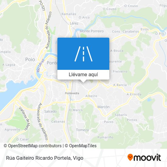 Mapa Rúa Gaiteiro Ricardo Portela