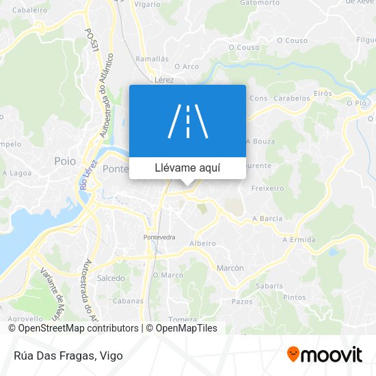 Mapa Rúa Das Fragas