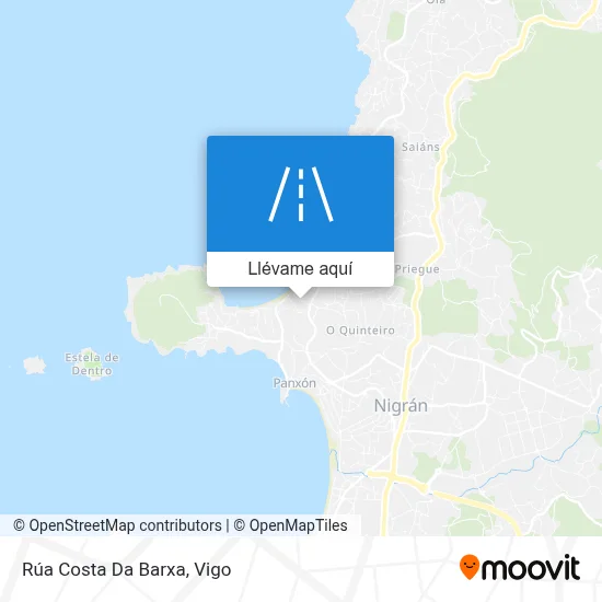 Mapa Rúa Costa Da Barxa