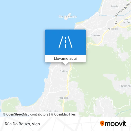 Mapa Rúa Do Bouzo