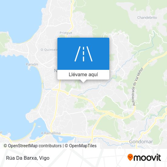 Mapa Rúa Da Barxa