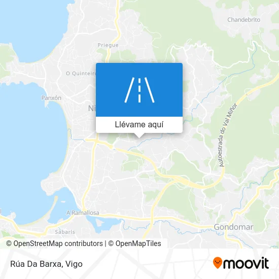 Mapa Rúa Da Barxa