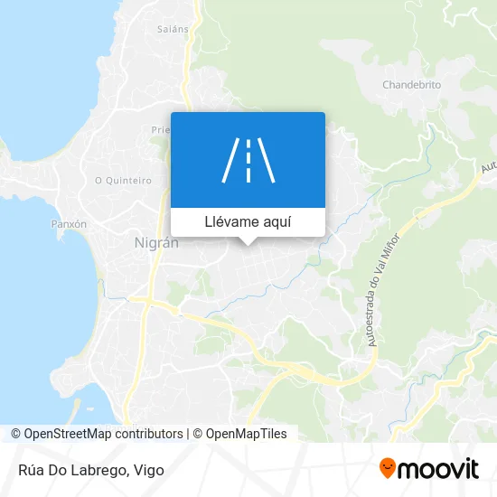 Mapa Rúa Do Labrego