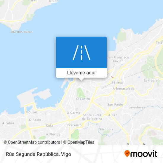 Mapa Rúa Segunda República