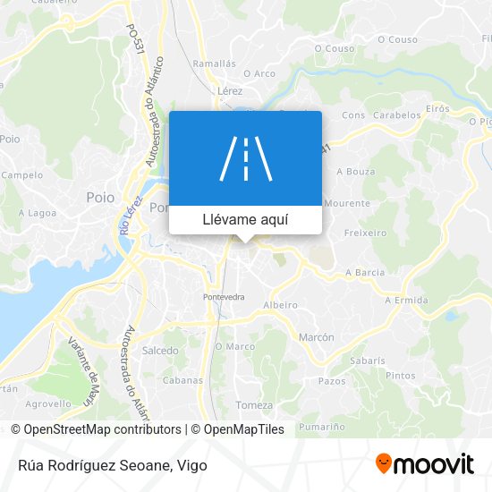 Mapa Rúa Rodríguez Seoane