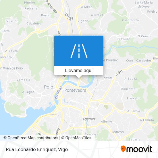 Mapa Rúa Leonardo Enríquez