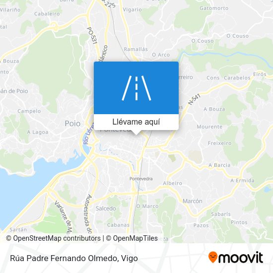 Mapa Rúa Padre Fernando Olmedo