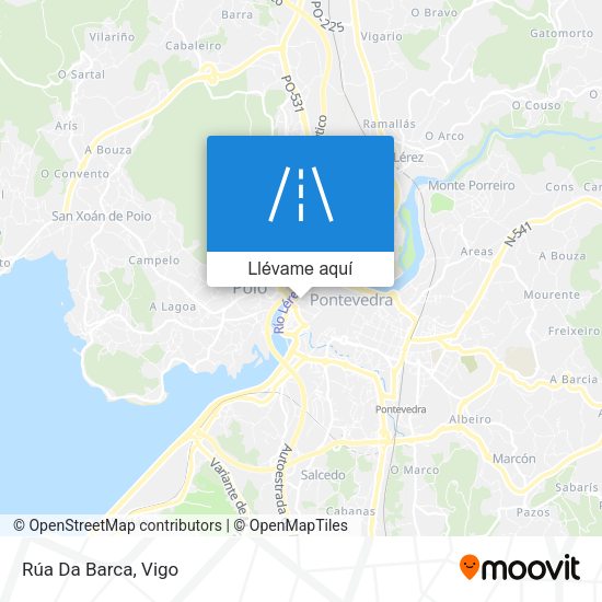 Mapa Rúa Da Barca