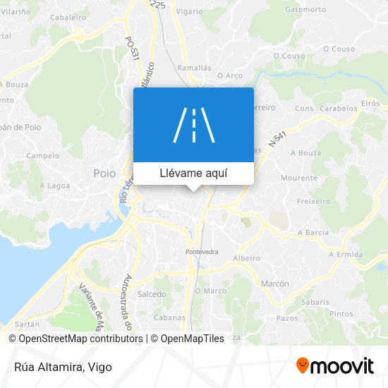 Mapa Rúa Altamira