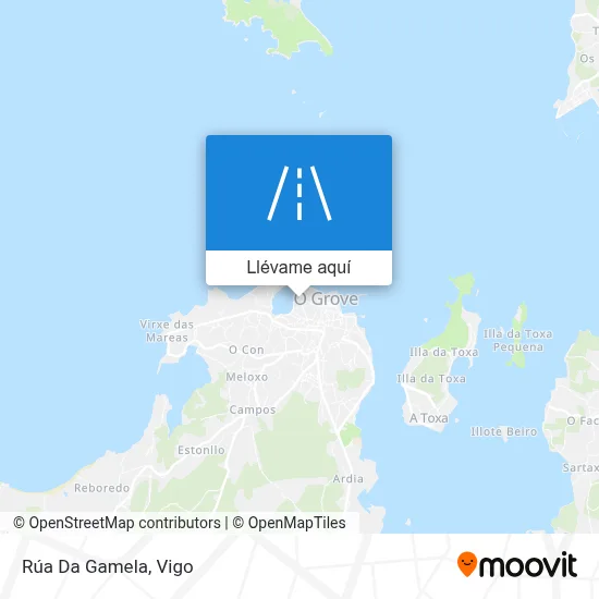 Mapa Rúa Da Gamela