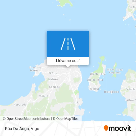 Mapa Rúa Da Auga