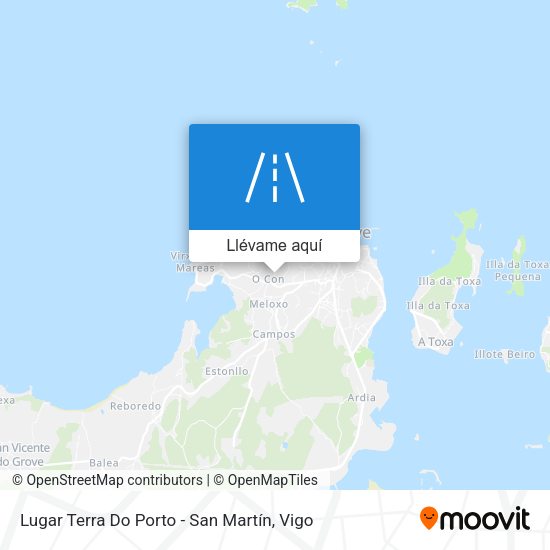 Mapa Lugar Terra Do Porto - San Martín