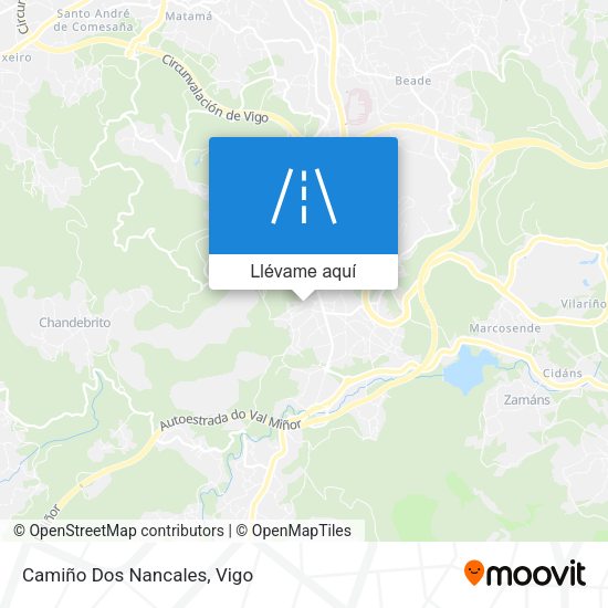 Mapa Camiño Dos Nancales