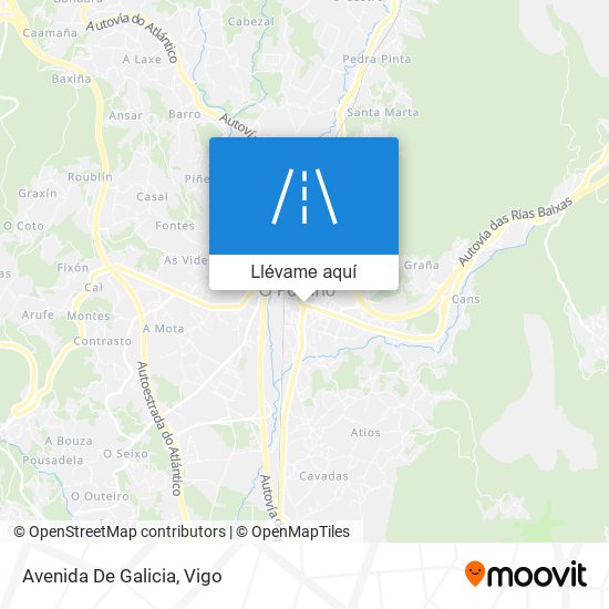 Mapa Avenida De Galicia