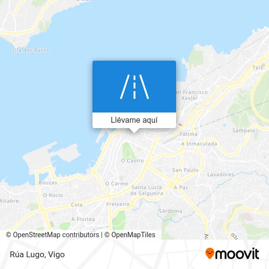 Mapa Rúa Lugo