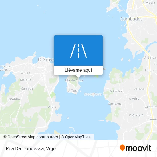 Mapa Rúa Da Condessa