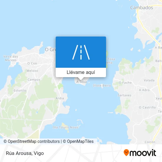Mapa Rúa Arousa