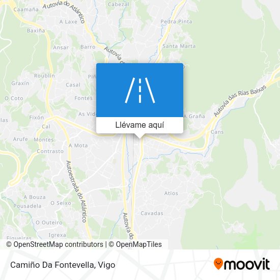 Mapa Camiño Da Fontevella