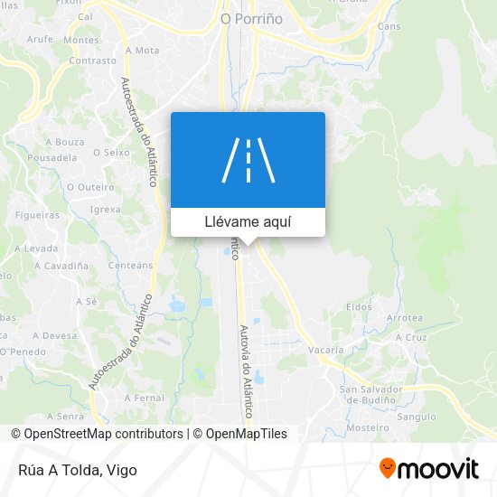 Mapa Rúa A Tolda