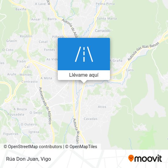 Mapa Rúa Don Juan