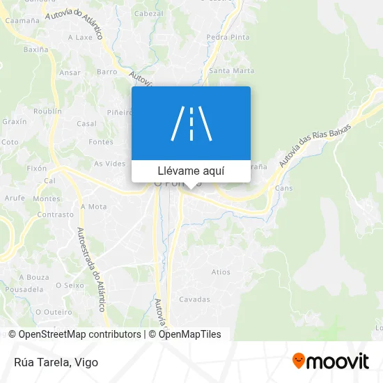 Mapa Rúa Tarela