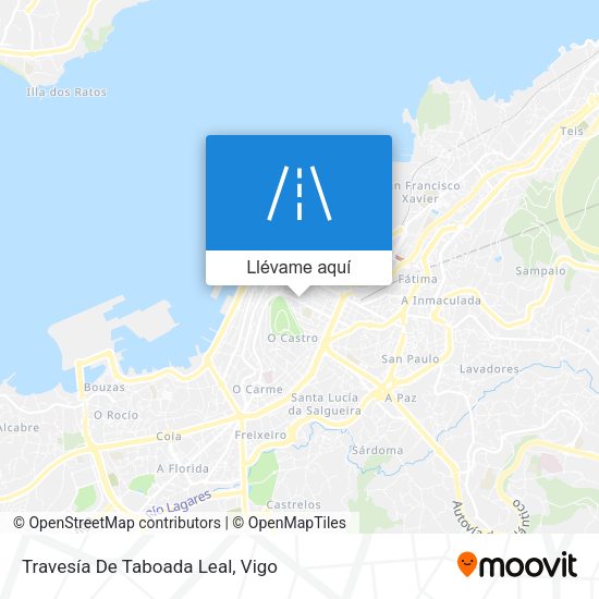 Mapa Travesía De Taboada Leal