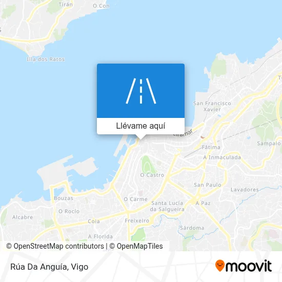 Mapa Rúa Da Anguía