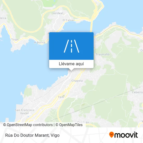 Mapa Rúa Do Doutor Marant