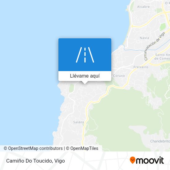 Mapa Camiño Do Toucido