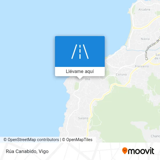 Mapa Rúa Canabido