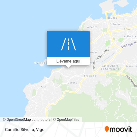 Mapa Camiño Silveira
