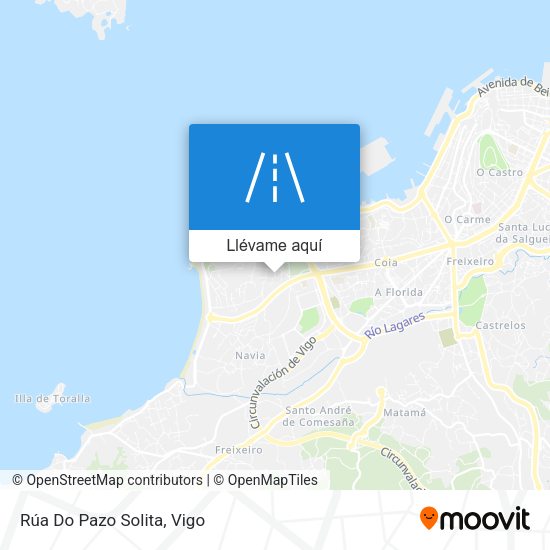 Mapa Rúa Do Pazo Solita