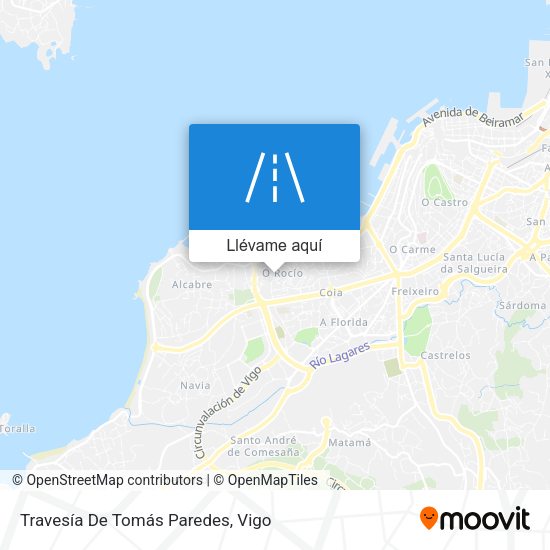 Mapa Travesía De Tomás Paredes