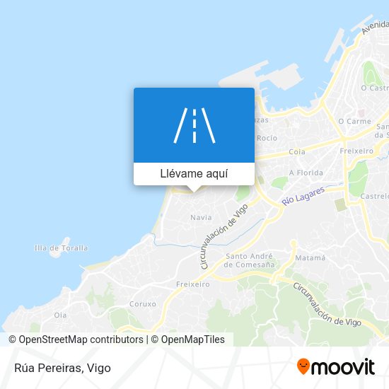 Mapa Rúa Pereiras