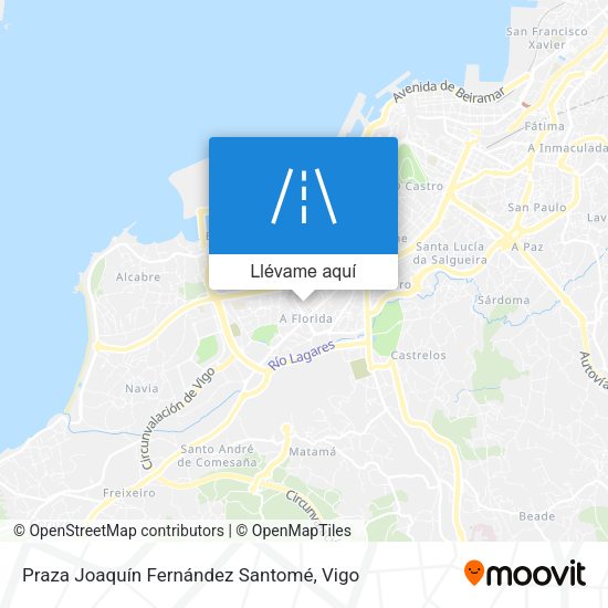 Mapa Praza Joaquín Fernández Santomé
