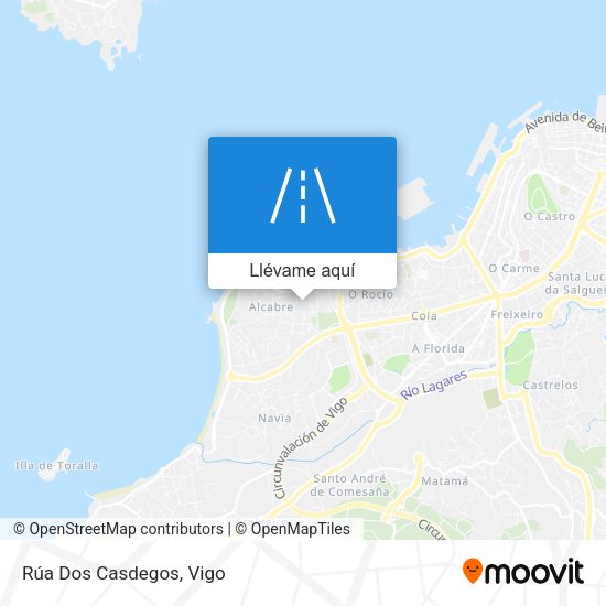 Mapa Rúa Dos Casdegos