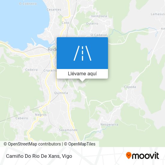 Mapa Camiño Do Rio De Xans