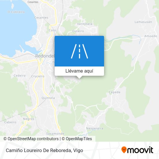 Mapa Camiño Loureiro De Reboreda